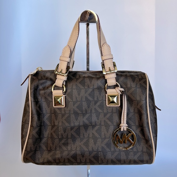 Michael Kors Bags Michael Kors Signature Monogram Satchel Bag